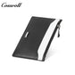 Genuine Leather Ultra Slim Zipper Card Holder, All-in-One Coin & Credit Card 2-in-1 Mini Portable Wallet for Men & Women