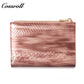 Customized Manufacturer  leather luxury  women small wallet crocodile texture Genuine Leather