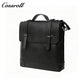 Genuine Leather Briefcase for Men, Large Capacity Laptop Handbag, Multi-Functional Business Commute Bag, Support Handheld / Shoulder / Crossbody / Backpack Carry