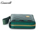 Most Popular best brand leather short  wallet female patent leather Genuine Leather