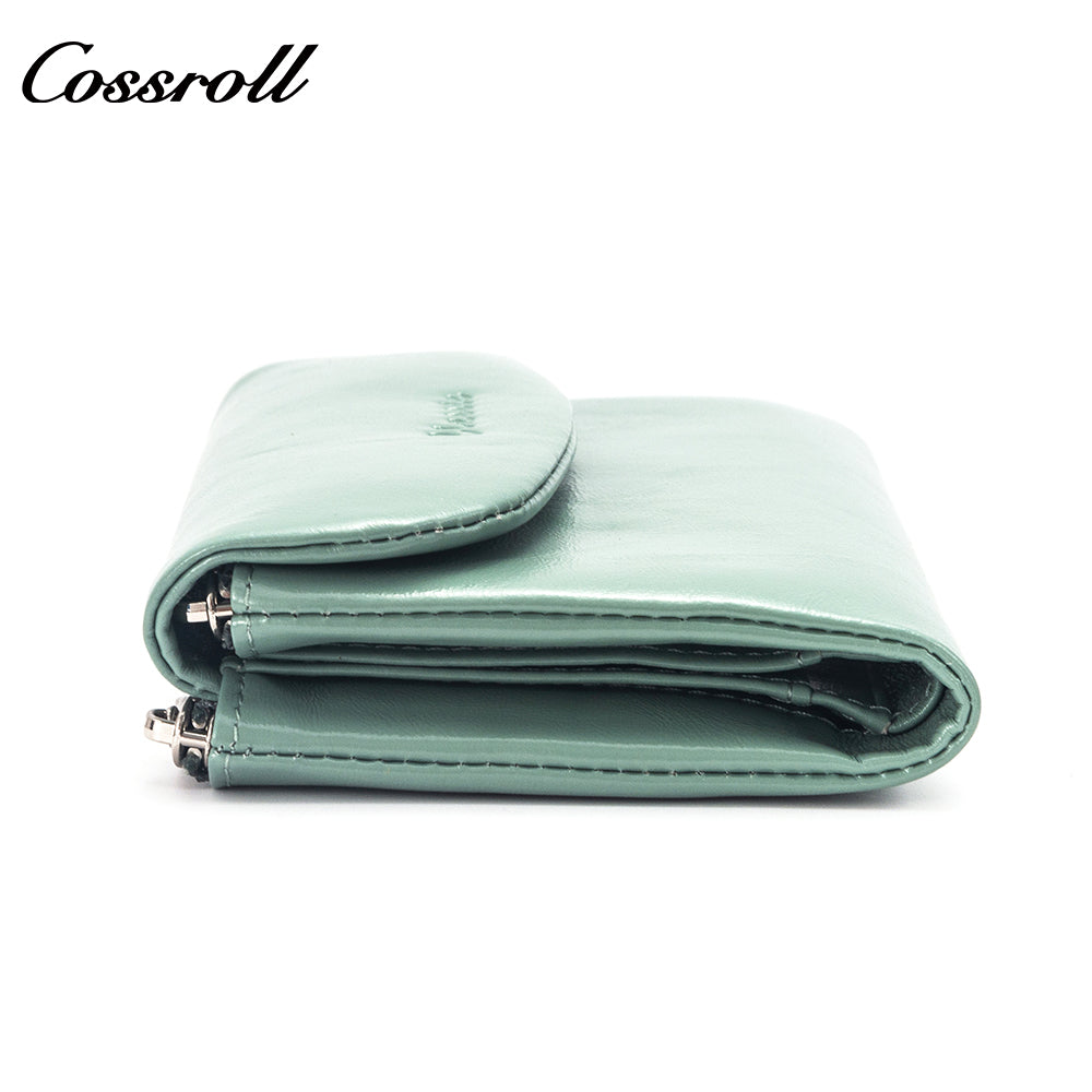 China Hot Sale wallets for women fashionable oil wax leather