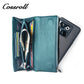 Classic Zipper Multicolor Europe Best Selling Long Ladies Genuine Leather Lychee Wallet