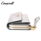 New Stock Arrival white women's leather zip wallets With Power Sellers