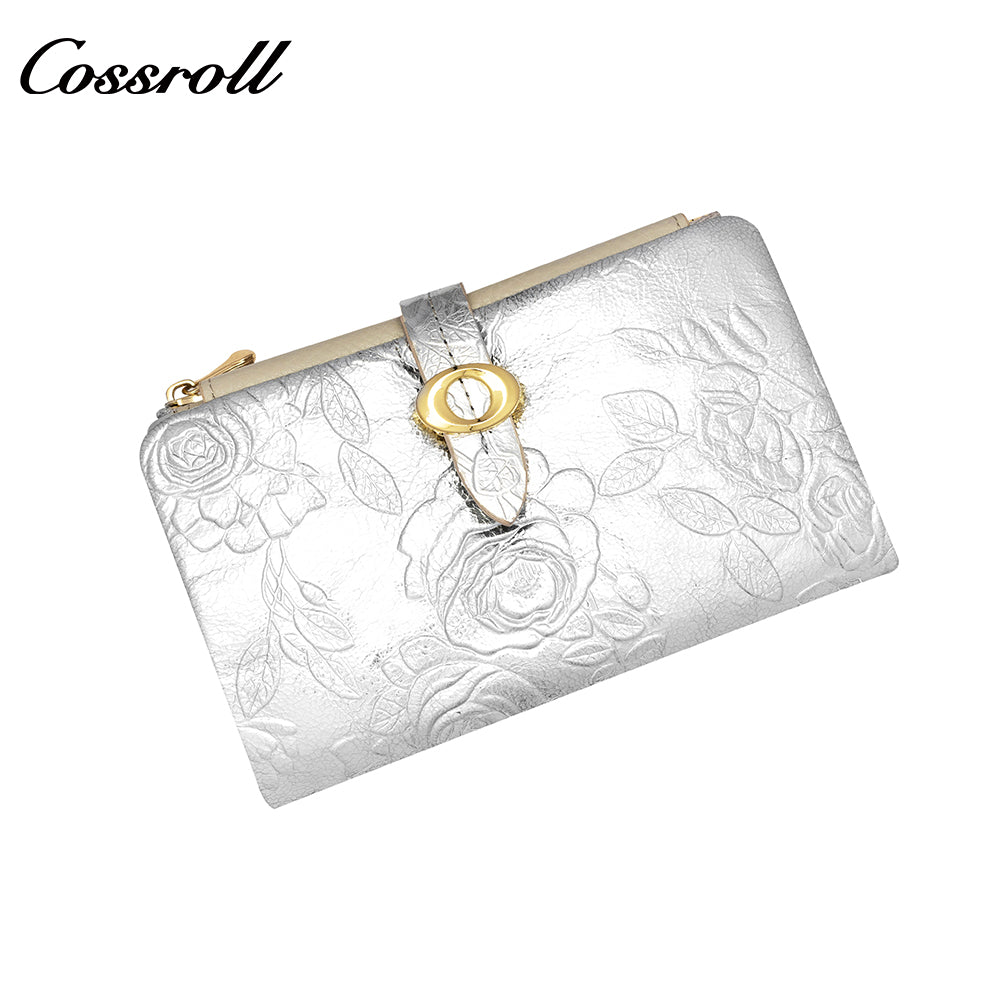 Hot Sale & High Quality Customized  for women geniune leather wallet