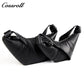 Coson croissant niche design sheepskin lazy dumpling bag leather women's bag tide crossbody bag