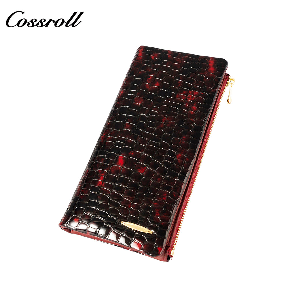 High Quality Wholesale Custom Cheap luxury leather   crocodile texture Genuine Leather