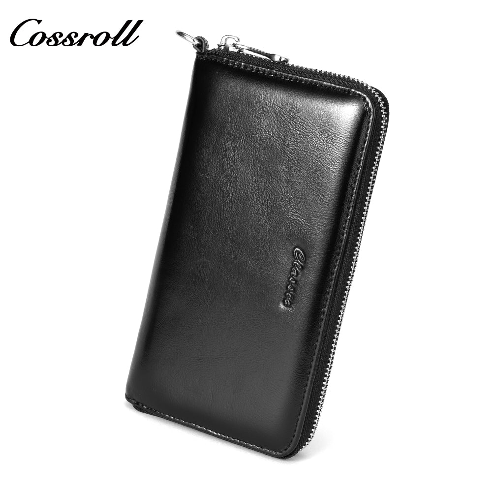 Customized Design Products wallets for women fashionable oil wax leather