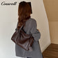 Casual genuine leather women's bag, versatile underarm bag, commuting shoulder bag, handbag