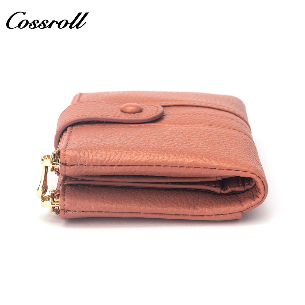 Innovative Design ladies purses multiple slots geniune leather wallet  Lychee leather