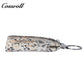 Genuine Leather Double-Layer Key and Coin Wallet, Multifunctional, Textured, Large-Capacity Card Holder