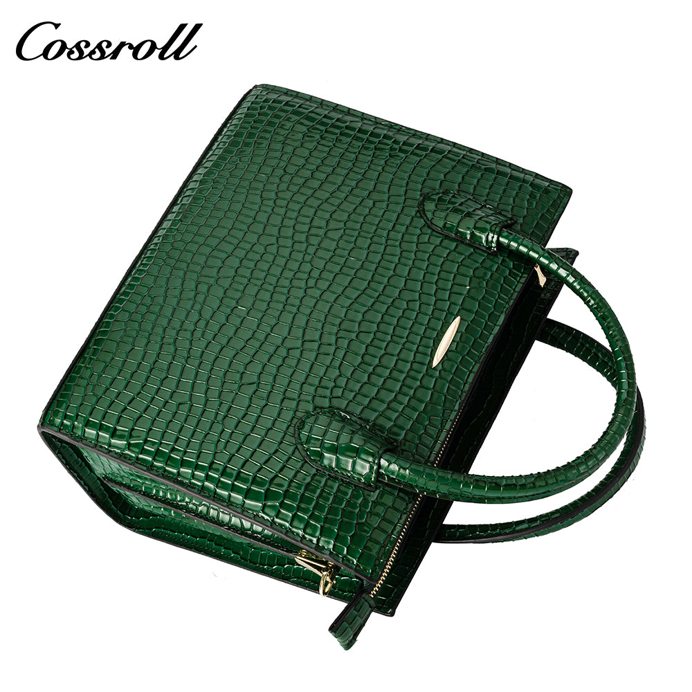 2024 new high-end cowhide large capacity handbag middle-aged women crossbody bag senior sense