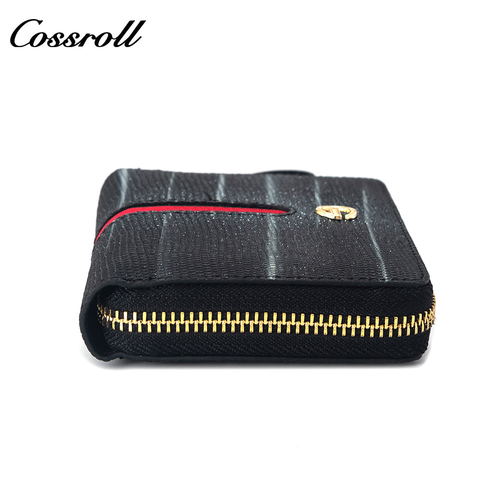 Best Selling  leather luxury  women small wallet Genuine Leather