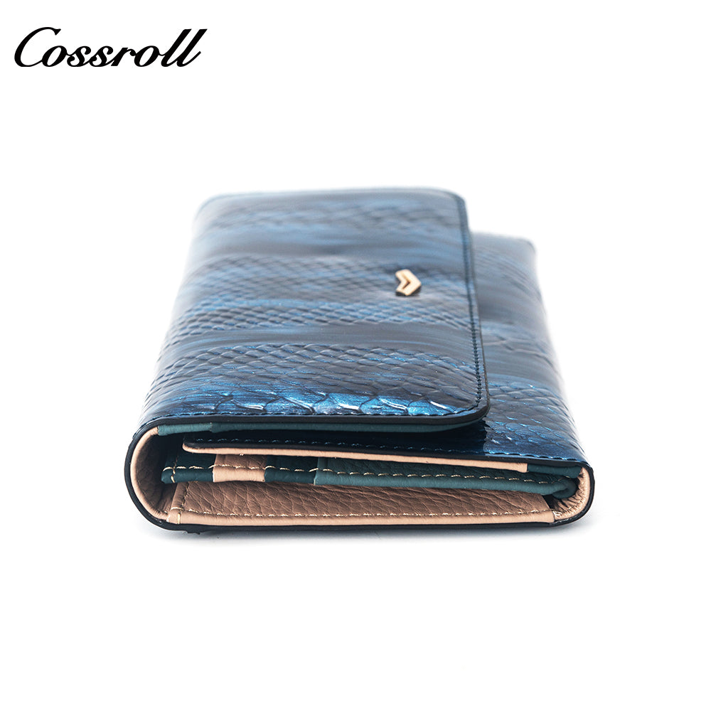 Best Selling Promotional Price luxury leather travel  crocodile texture Genuine Leather