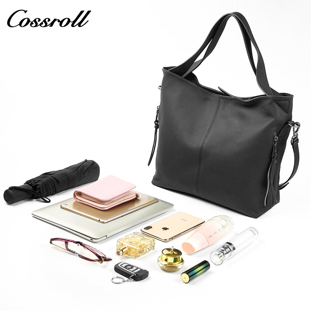 Leather Tote bag women 2024 new fashion large capacity tote top layer cowhide women crossbody bag shoulder bag