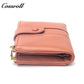 High Quality Wholesale ladies mens genuine leather purse handmade short wallets Lychee leather
