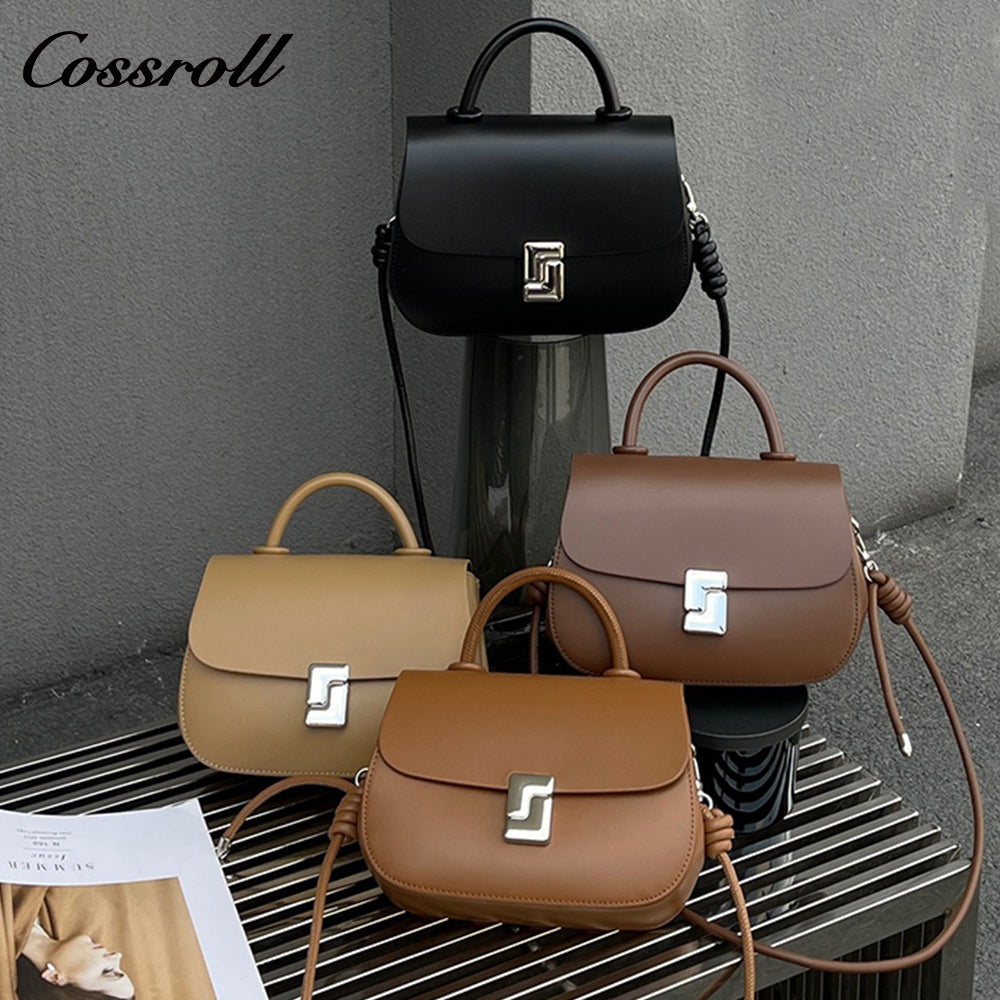 Saddle bag niche high-grade underarm bag women's crossbody bag leather women's bag large capacity cowhide shoulder bag