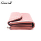 Popular Decorative handmade leather leather purse women pearl pattern