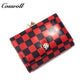 New factory custom leather money baotou layer cowhide change card bag patent leather holding women's purse custom