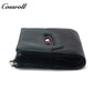 Factory custom short simple leather purse for women cowhide coin bag for women purse money clip