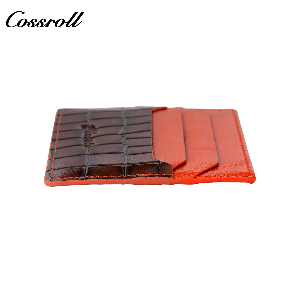 Crocodile card holder card protector business card storage ID card holder