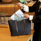 European and American style leather women's bag, shoulder and crossbody, simple design, large capacity