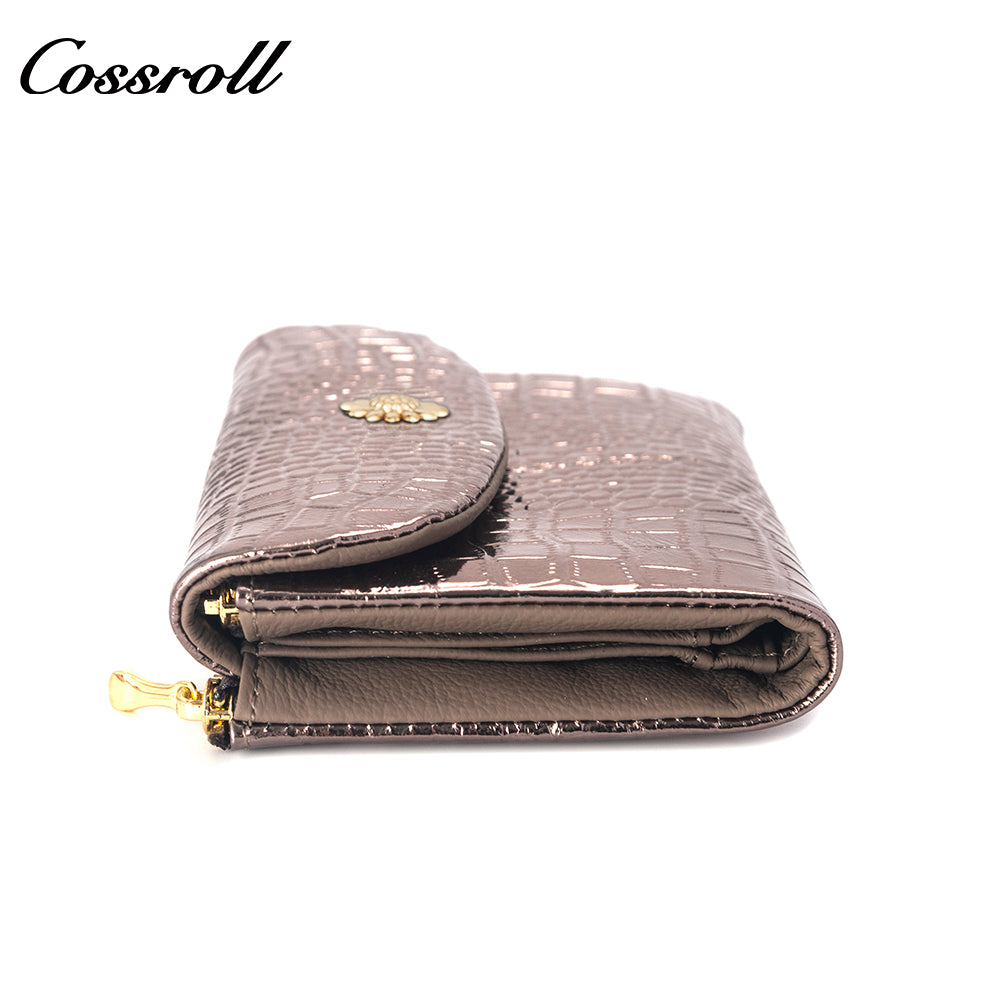 Hot Sale High Quality  leather luxury crocodile texture Genuine Leather