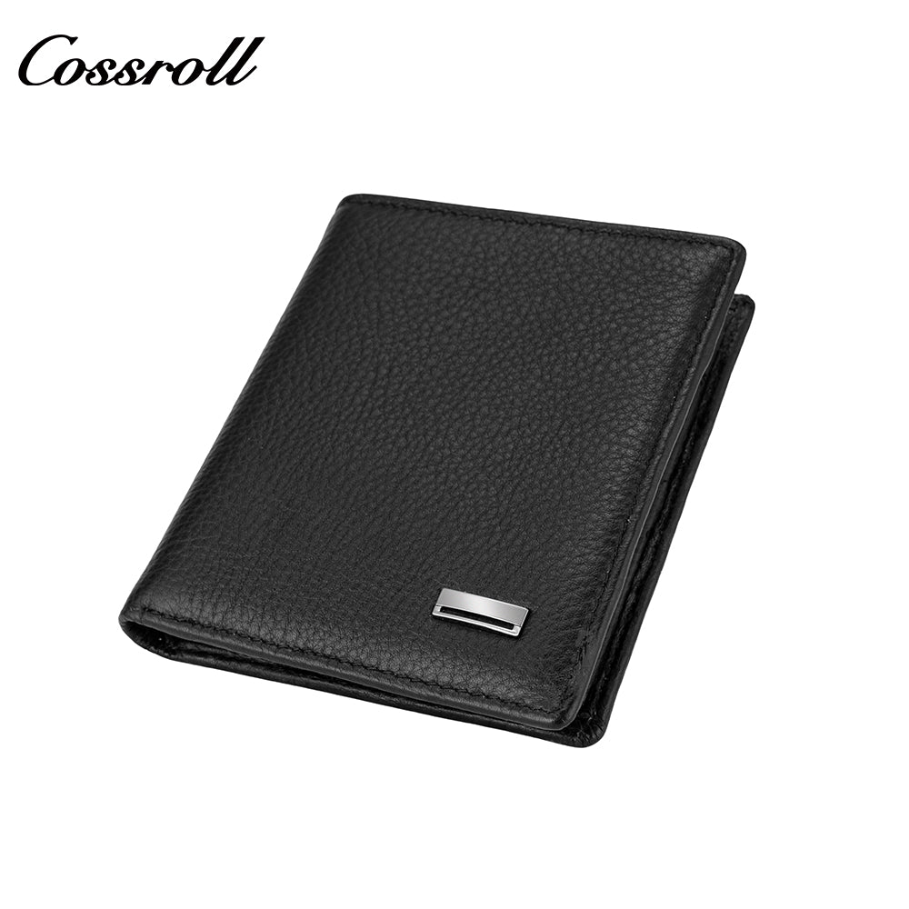 Genuine leather men's wallet head layer cowhide leisure money clip short section