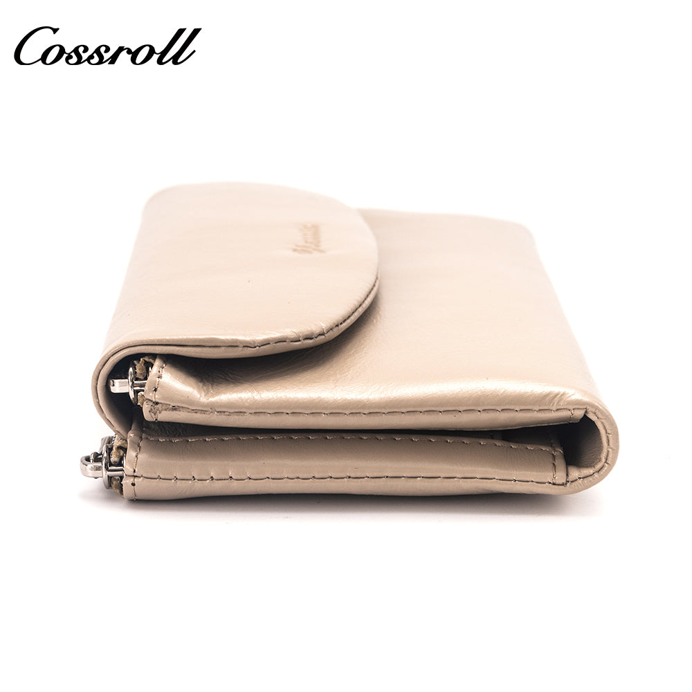 Customized Design Products wallets for women fashionable oil wax leather