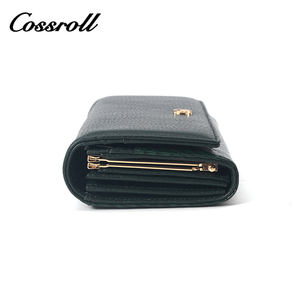 Wholesale Customization black women's fine leather wallets With High-End Quality