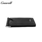 Customised Plain Layer Cowhide Men's Wallet Genuine Leather Money Clip Multifunctional