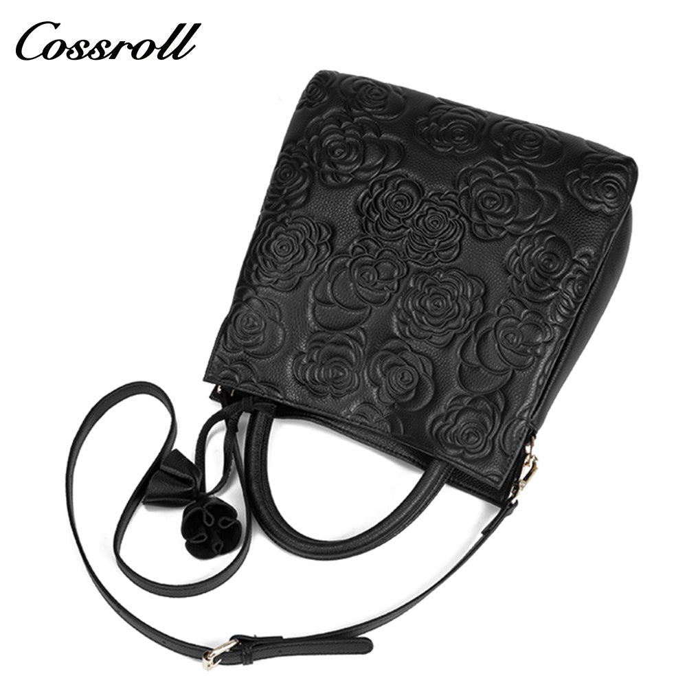 Leather women's bag counter authentic bag 2024 new handbag leather women's fashion large bag single Shoulder crossbody bag