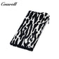 Genuine Leather Fashionable High-End Women's Wallet, Top Layer Soft Cowhide, Zebra Pattern, Large Capacity with Multiple Card Slots