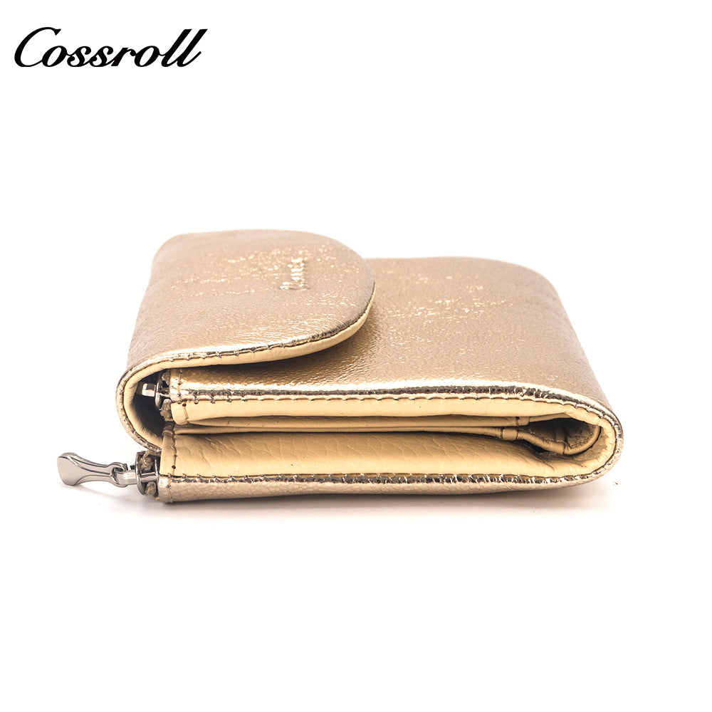 Comfortable New Design handmade leather leather purse women pearl pattern