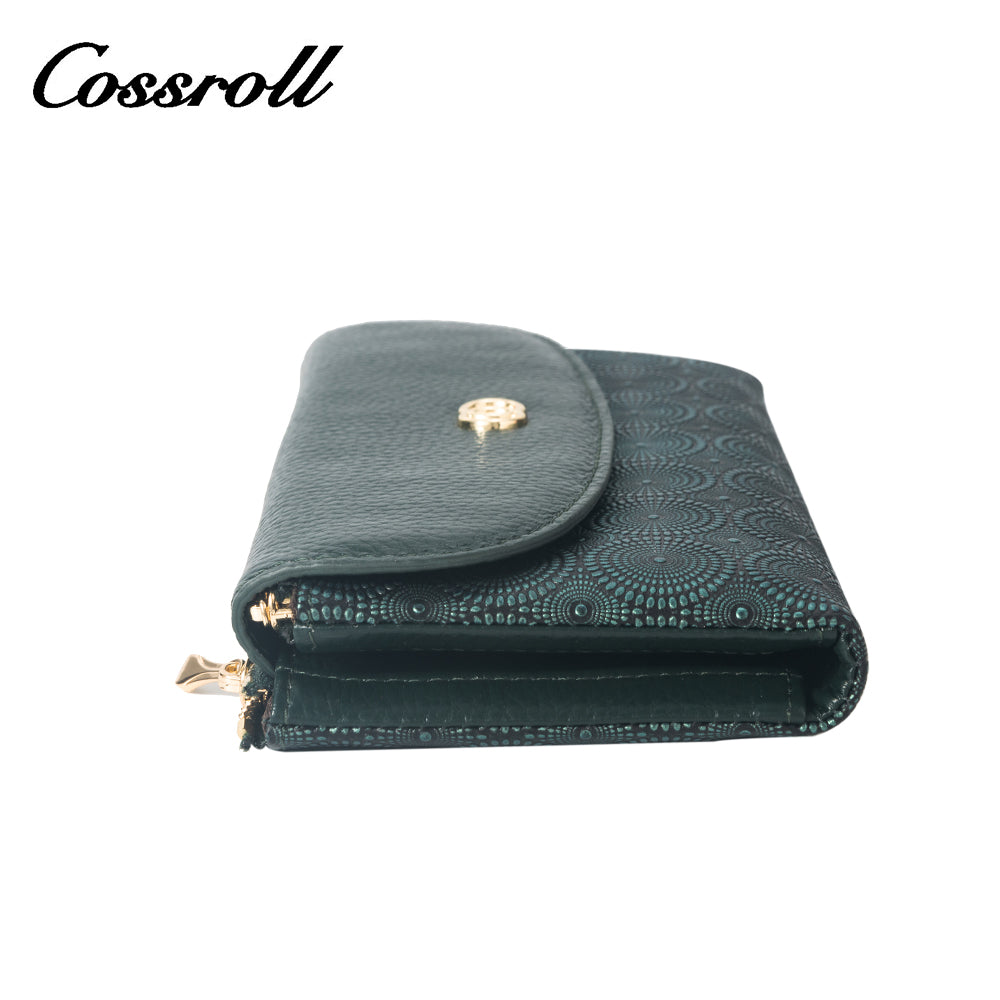 New Design Wholesale black leather women's wallet With lower Price