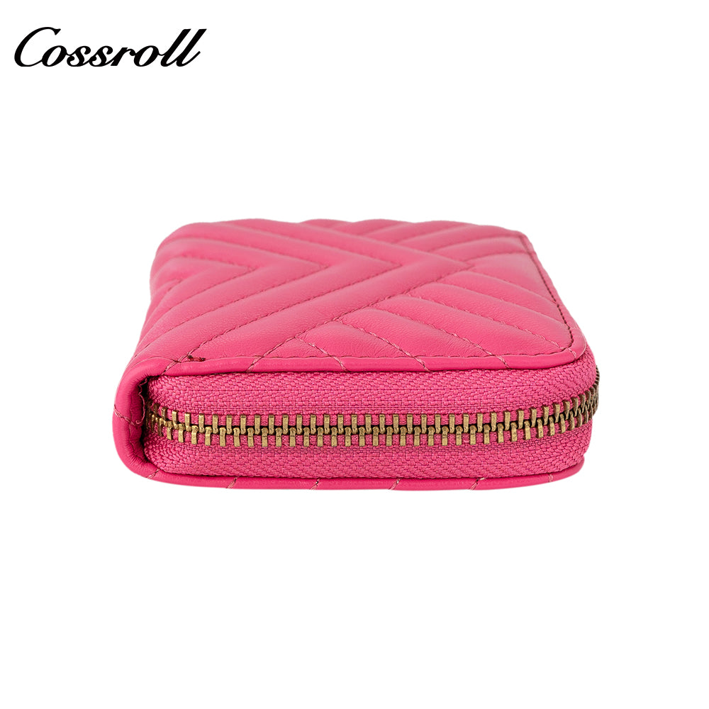 New leather wallet short first layer cowhide women's advanced sense purse small purse for women