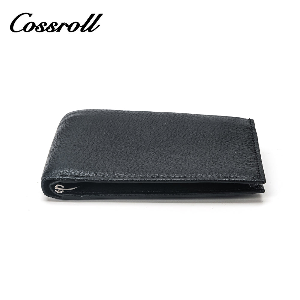 Latest Arrival Slim Men's Casual Wallet Short Real Leather Card Holder Short Wallet