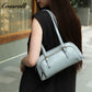 Genuine Leather Women's Bag Retro Bowling Niche Premium Sense Fashion Hundred Simple Armpit Bag Export Biker Mini Bag