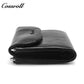 First layer soft cowhide three fold wallet small wallet Fashion leather short folding money wallet Feminine zipper coin purse