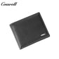 Factory customized cross-border head layer cowhide loose-leaf multi-card classic business wallet