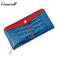 Most Selling Products  cowhide wallet  crocodile texture patent leather