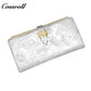 Most Popular best brand leather long  wallet female  Genuine Leather