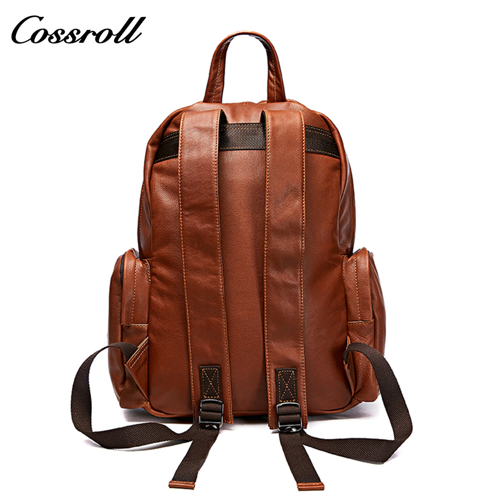 Casual outdoor vintage leather backpack Daily activities Large Space Backpack Office laptop backpack Crazy Horse leather bag