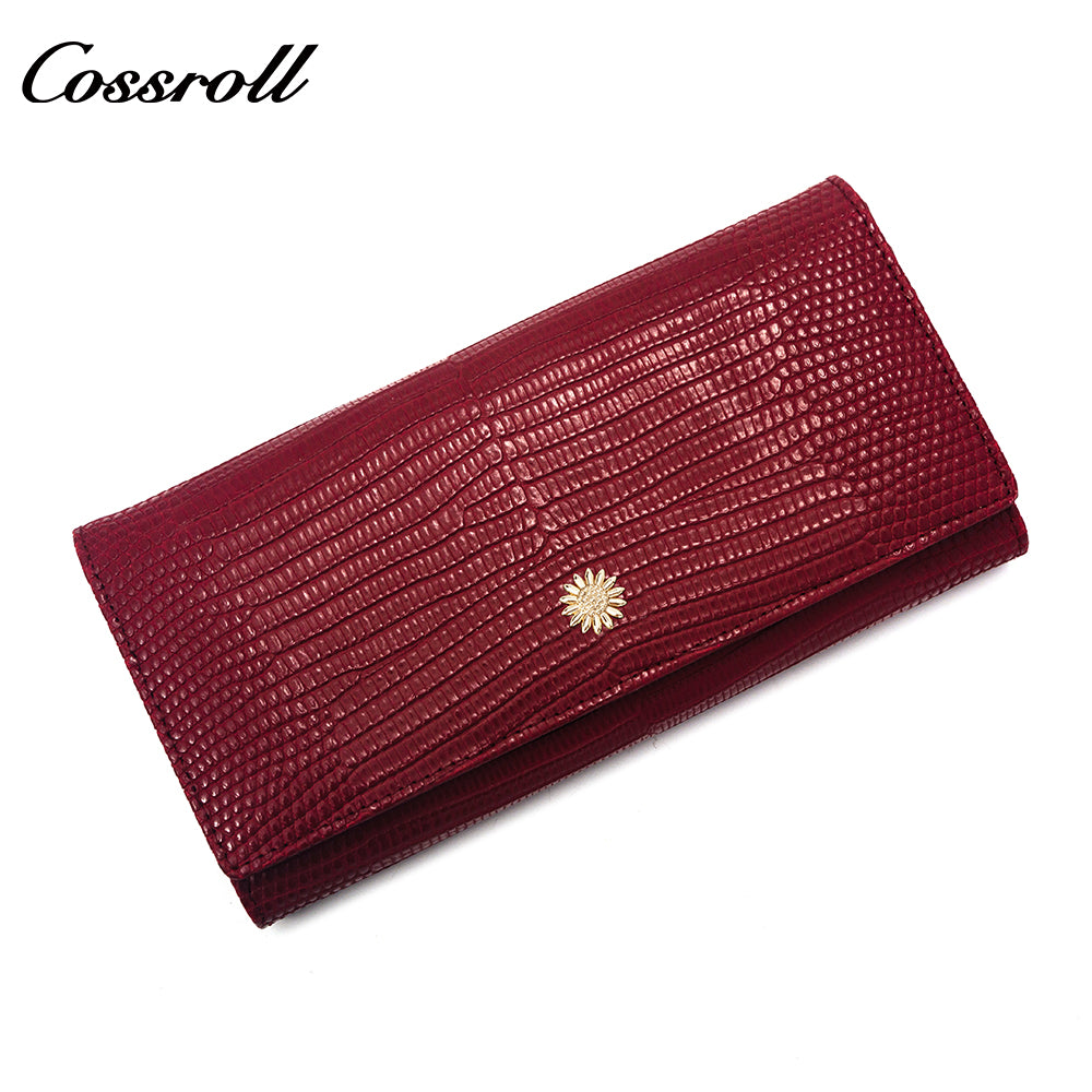 Hot Sale & High Quality Customized  for women geniune leather wallet