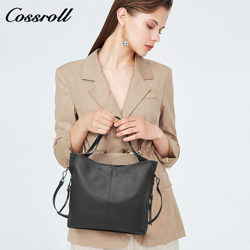 Leather Tote bag women 2024 new fashion large capacity tote top layer cowhide women crossbody bag shoulder bag