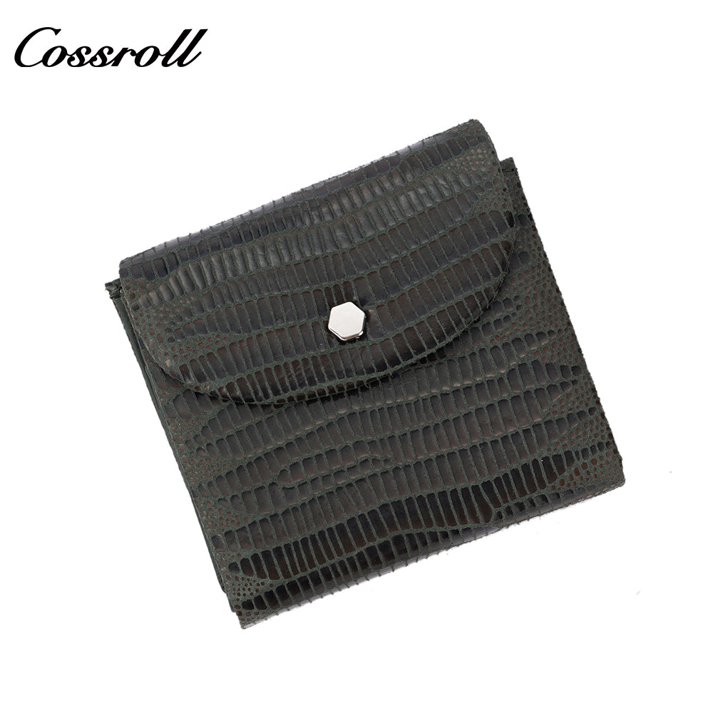 Genuine leather wallet and card holder for women, made of soft cowhide, short style, multifunctional trifold US dollar wallet