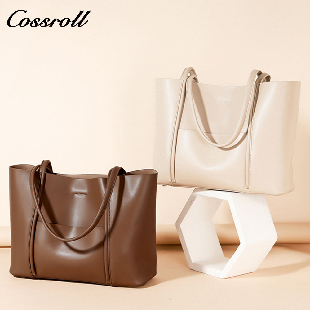 Genuine leather women's bag, ladies' shoulder bag, underarm style, large capacity, high-end feel