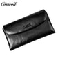 Popular Decorative genuine leather purse handmade long wallets oil wax leather ladies handmade Elegant