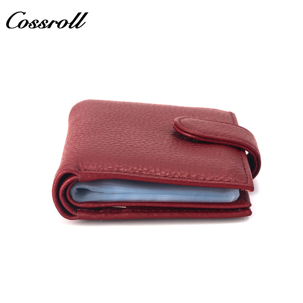 Wholesale High Quality  ladies purse  geniune leather wallet  Lychee leather