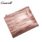 Factory Wholesale Price leather lady crocodile texture Genuine Leather