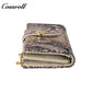 Manufacturers custom foreign trade new wallet female leather short snake wallet cowhide high-end wallet card bag certificate bag